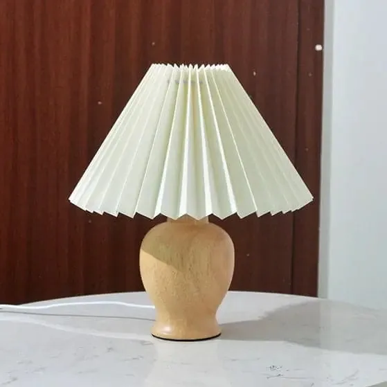 Rattan lamp table