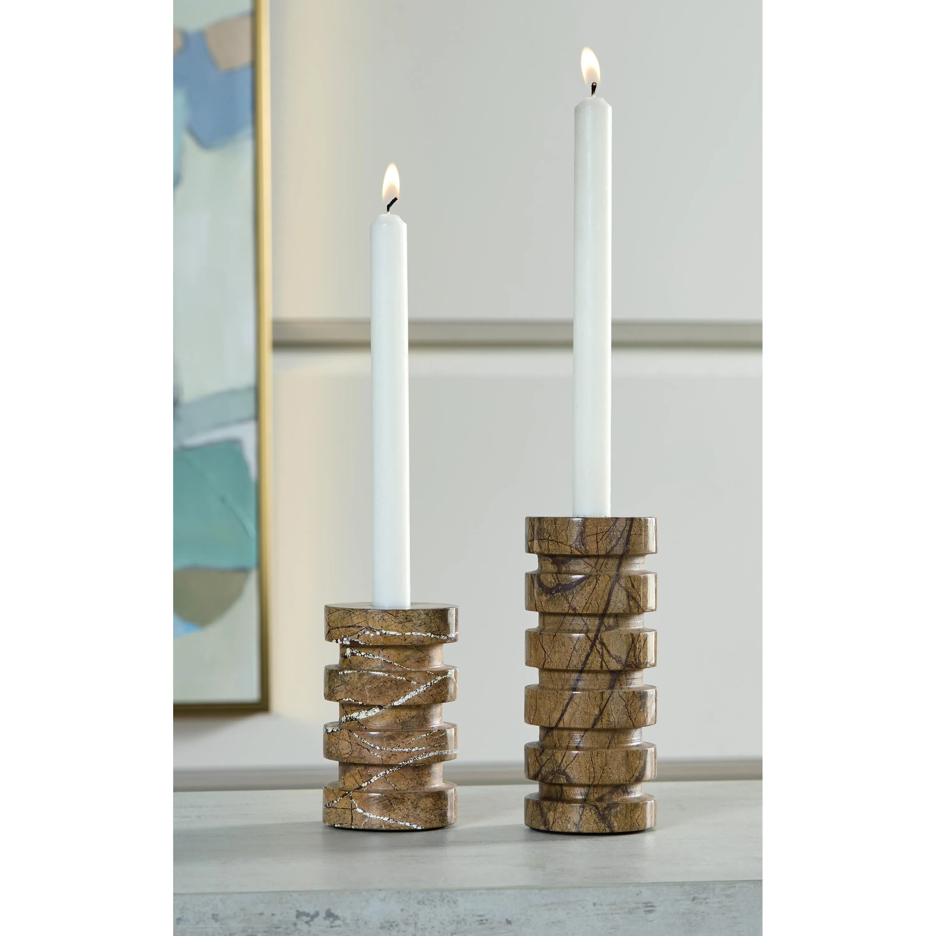 Signature Design by Ashley Emsleyfield A2000735 Candle Holder Set