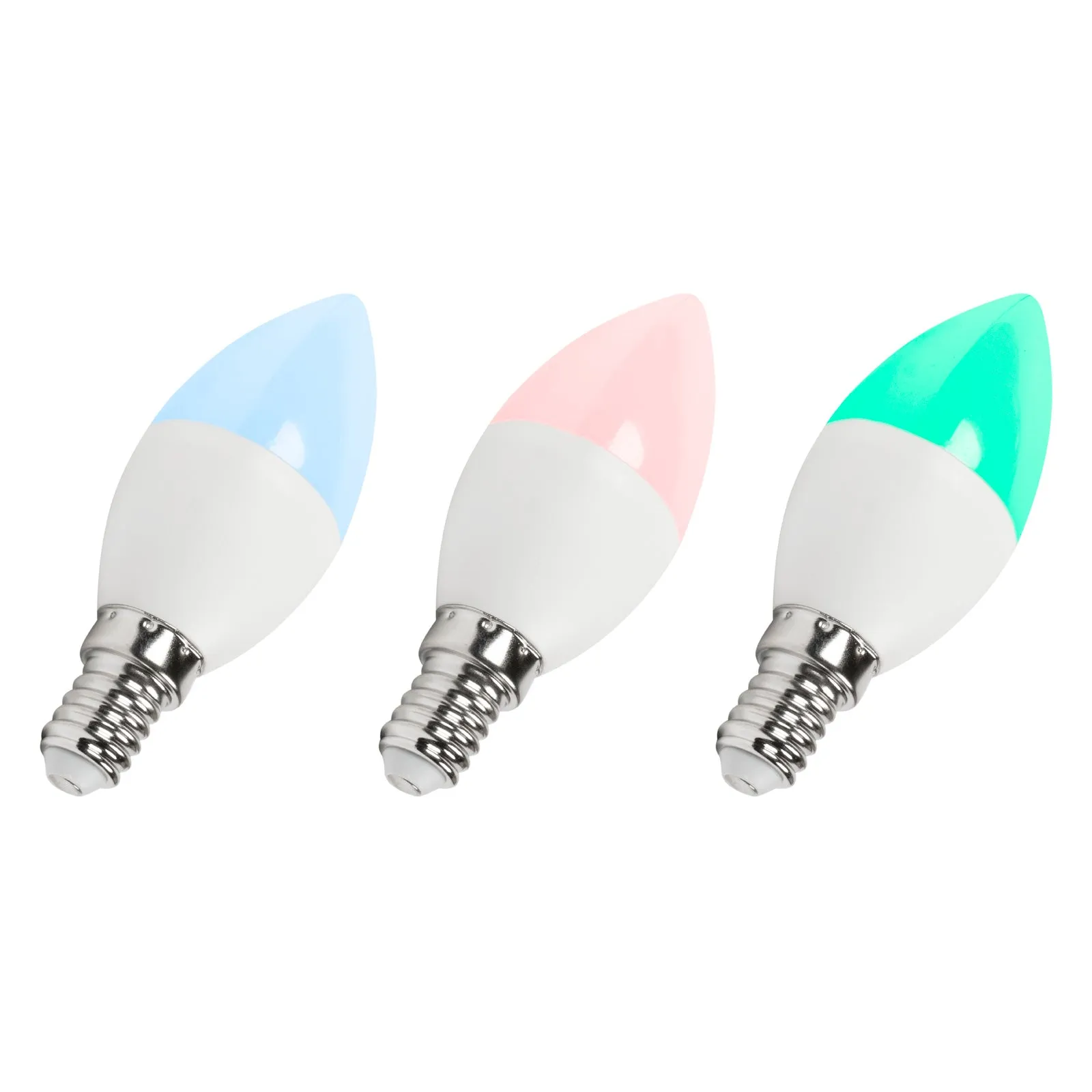 Siracusa LED bulb essential white & color, 3pcs