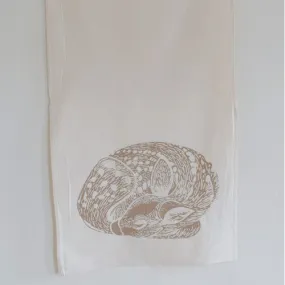 Sleeping Deer Cotton Tea Towel & Napkins