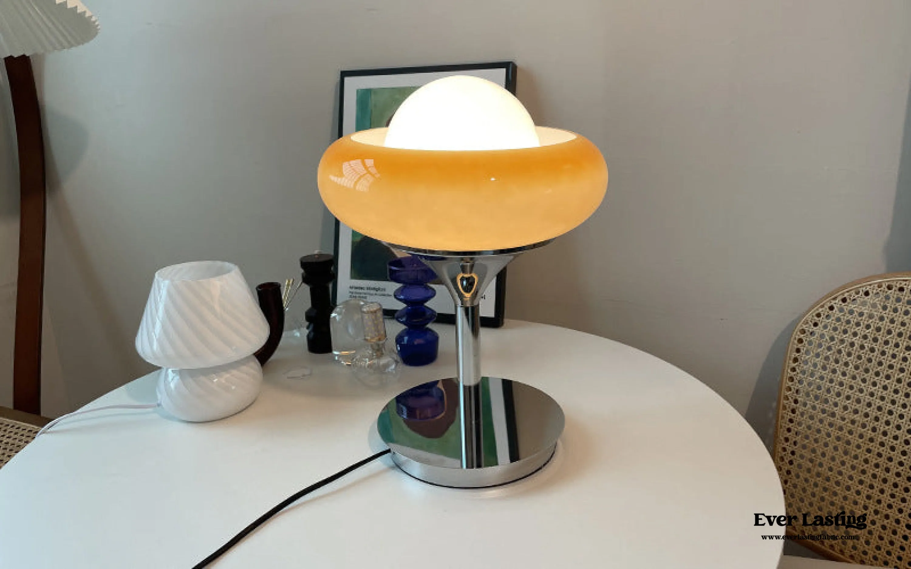 Space Orange Lamp