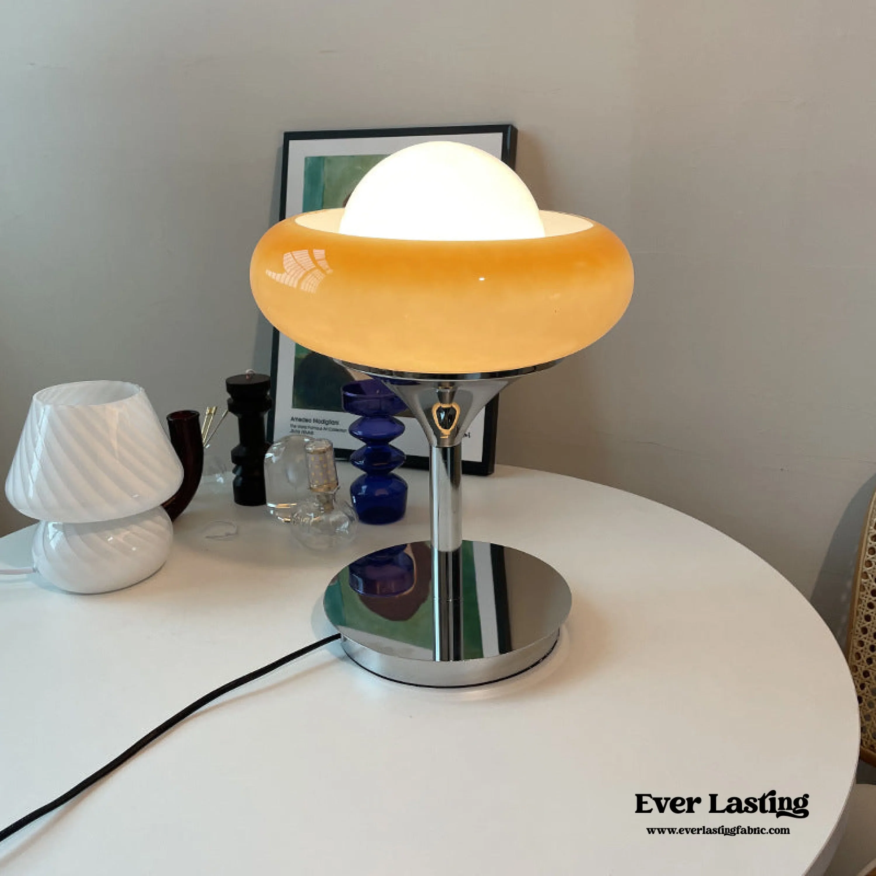 Space Orange Lamp