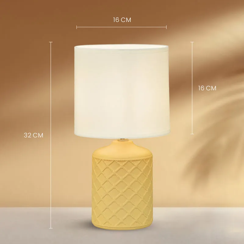 Summer Ceramic LED Table Lamp - Yellow