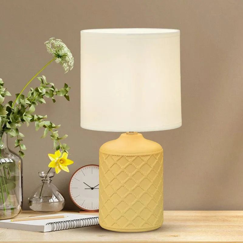 Summer Ceramic LED Table Lamp - Yellow