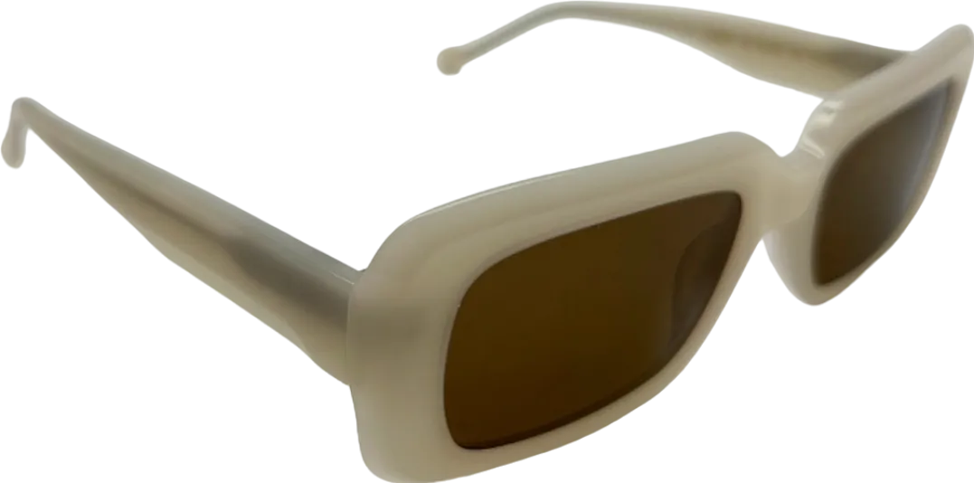 Sunday Somewhere Beige Square Sunglasses C6 54□19 145