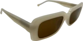 Sunday Somewhere Beige Square Sunglasses C6 54□19 145