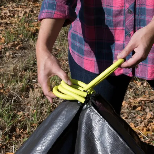 Super Duty Leaf Clean Up Canvas Tarp With Carrying Handles