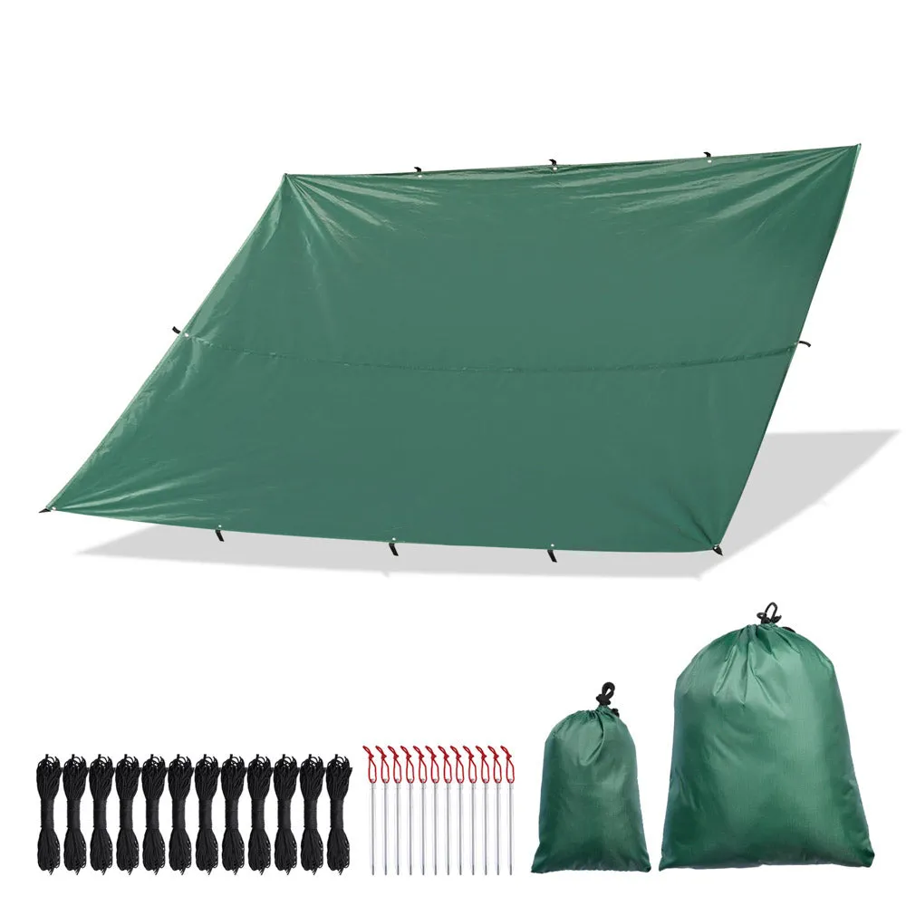 TheLAShop 10x15ft Waterproof Camping Tarp Large Rainfly UV50  PU3,000mm