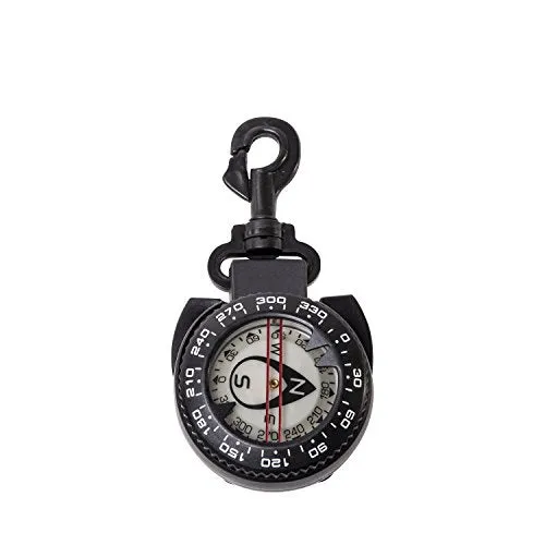 Trident Scuba Diving Compass, Waterproof Oil Filled Compass for Scuba, Camping, Kayaking and Outdoor Sports