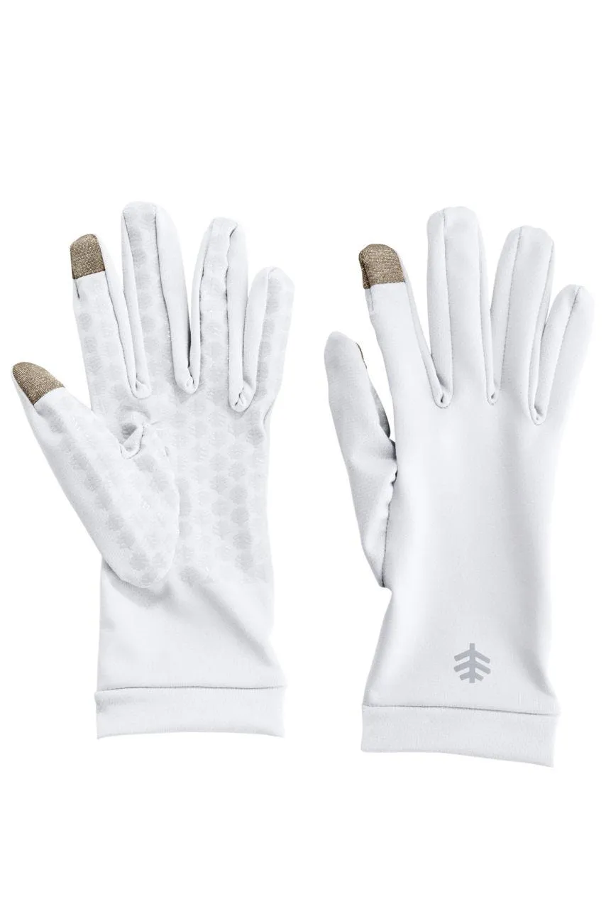 Unisex Gannett UV Gloves  |  White