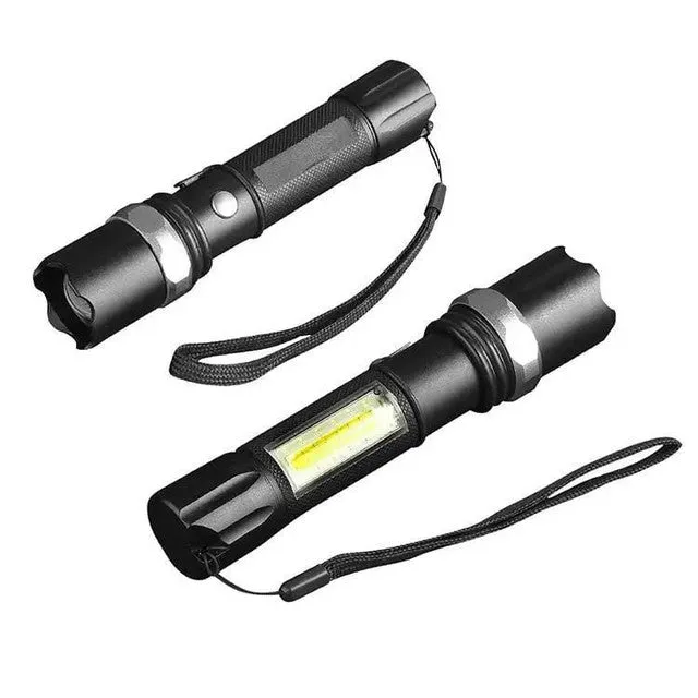 Usb Telescopic Zoom Led Flashlight St-235