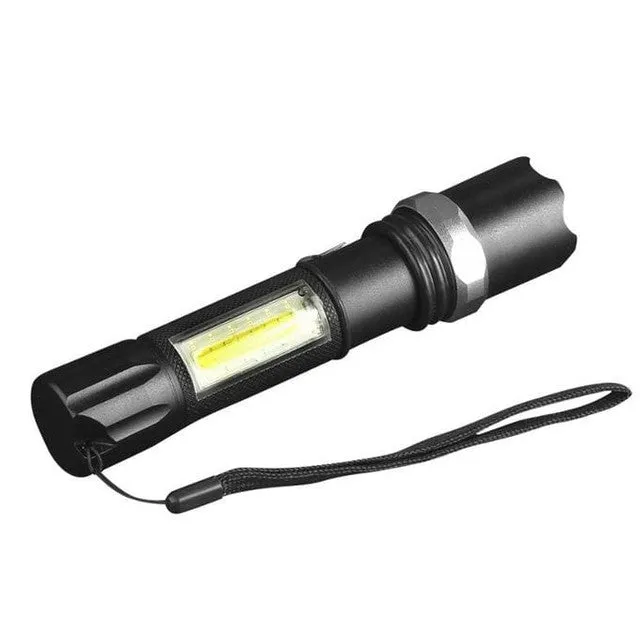 Usb Telescopic Zoom Led Flashlight St-235