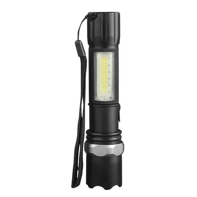 Usb Telescopic Zoom Led Flashlight St-235