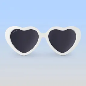 White Heart Sunglasses | 3 Sizes | UV Protective