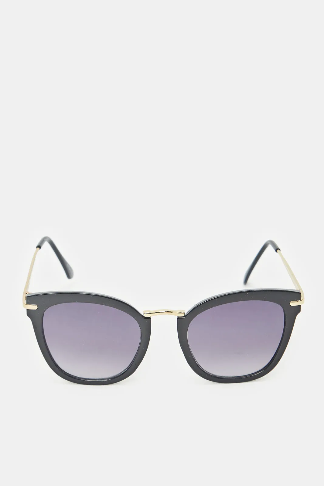 Women Black Cat Eye Oversized Sunglasses